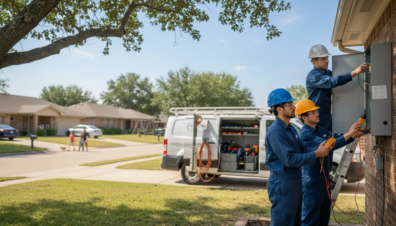 Certified electrician providing emergency electrical services in Center Line, MI